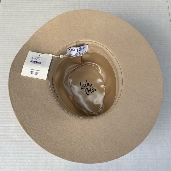 NWT Lack of Color Benson Rancher Beige Wool Velvet Band Size M - Picture 3 of 16